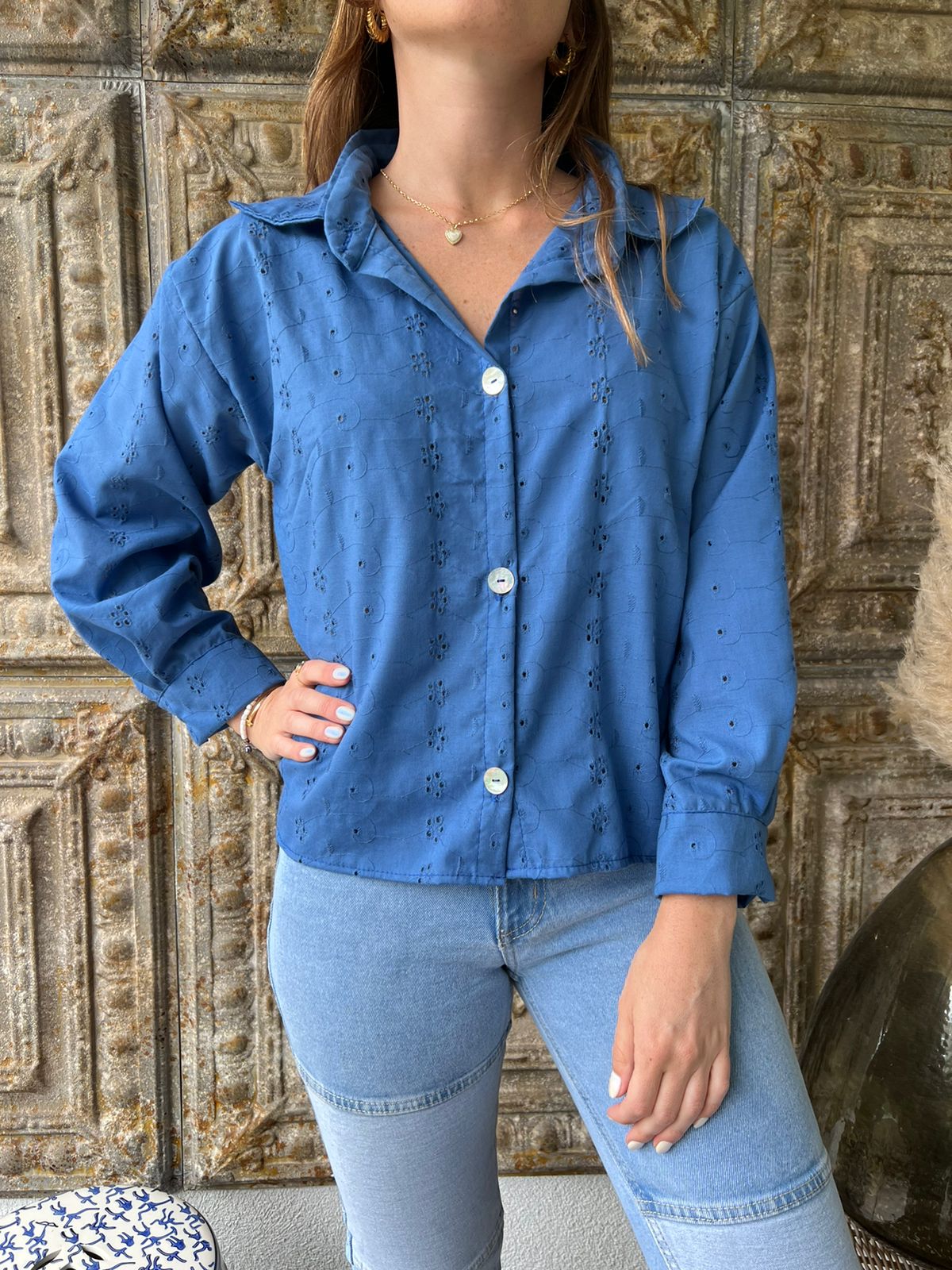 BLUSA MARTINA AZUL