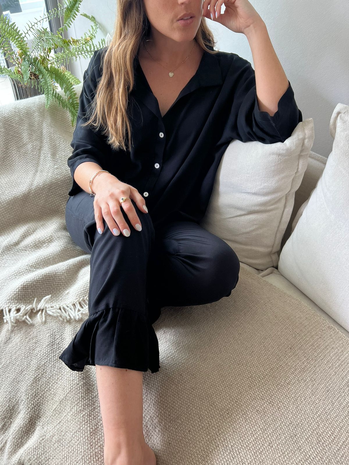 PIJAMA OLIVIA NEGRO